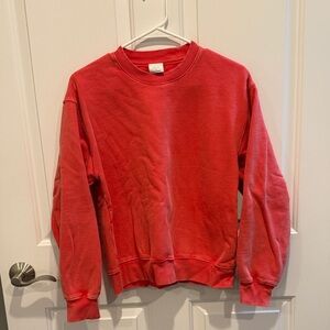 Coral Crewneck Sweatshirt